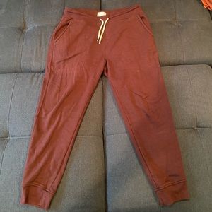 Maroon Sweat pants